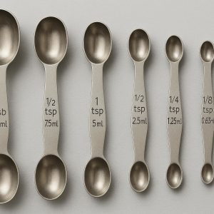 Double Sided Measuring Spoon Set of 6 with Different Measurements on Each End